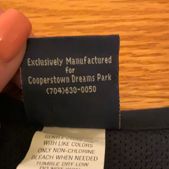 Men’s Size Small Cooperstown Dreams Park Baseball Warm Up Jersey, Excellent! - Picture 5 of 7